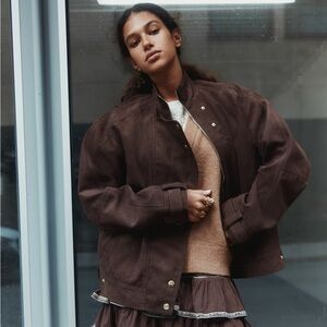 NWT H&M Oversized Biker Jacket XS